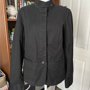 Talbots Black Cotton Field Jacket